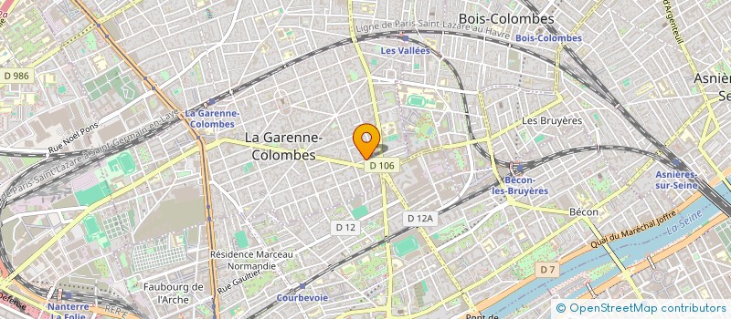 localisation de l'entreprise LJM NET  LA GARENNE-COLOMBES