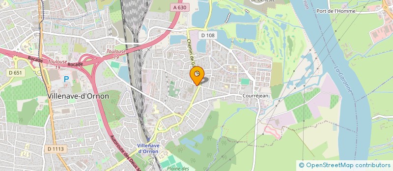 localisation de l'entreprise LJMG  VILLENAVE-D'ORNON