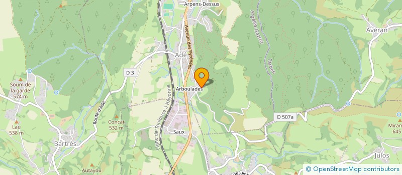 localisation de l'entreprise LJMM MOTORS  ARRODETS-EZ-ANGLES