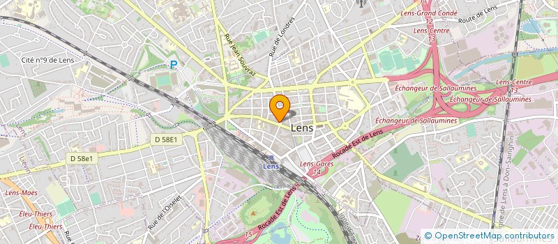 localisation de l'entreprise LJNM à LENS