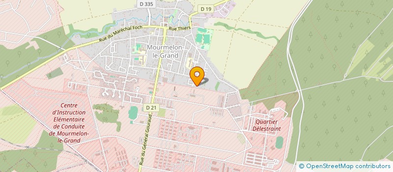 localisation de l'entreprise LJO  MOURMELON-LE-GRAND