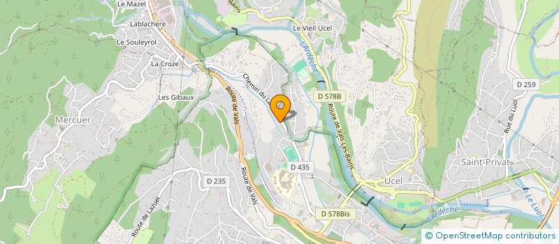 localisation de l'entreprise LJO INVEST à AUBENAS