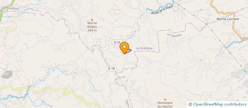 localisation de l'entreprise LJO MARKET  LE FRANCOIS