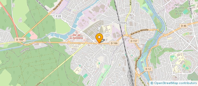 localisation de l'entreprise LJOPTIC à GOLBEY