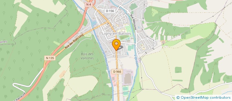 localisation de l'entreprise LJP à LIGNY-EN-BARROIS