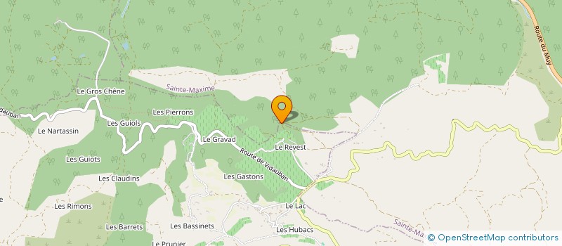 localisation de l'entreprise LJP à SAINTE-MAXIME