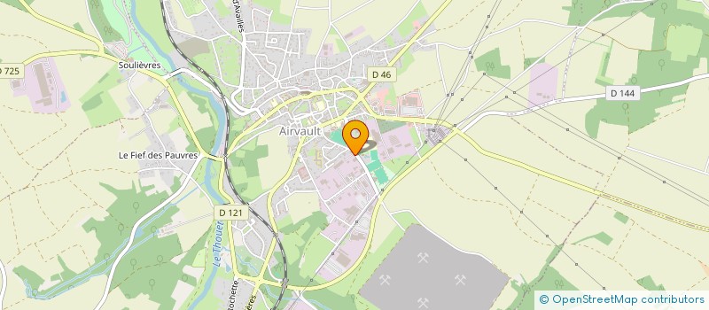 localisation de l'entreprise LJP  AIRVAULT