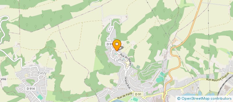 localisation de l'entreprise LJP  CLAMECY