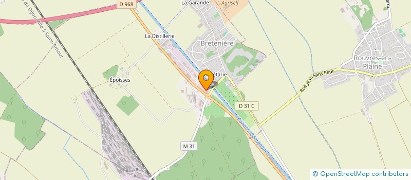 localisation de l'entreprise LJP  BRETENIERE