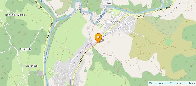 localisation de l'entreprise LJP AUTOMOBILES  PRADONS