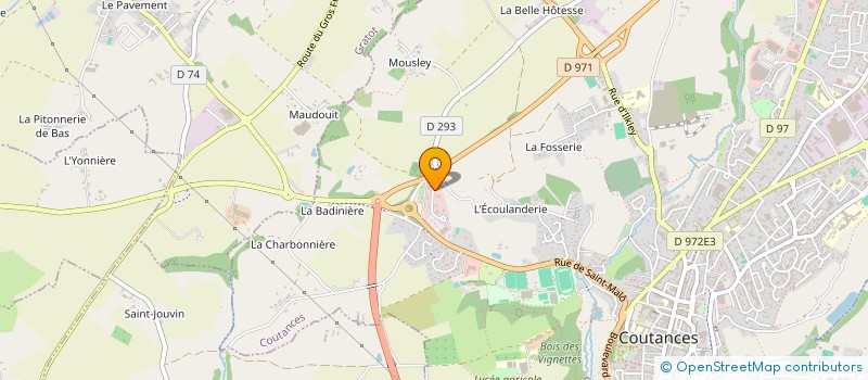 localisation de l'entreprise LJP COUTANCES 2 à COUTANCES