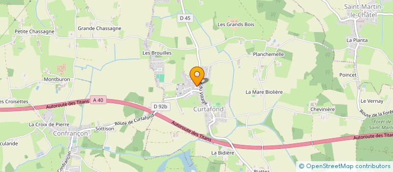 localisation de l'entreprise LJP IMMO  CURTAFOND