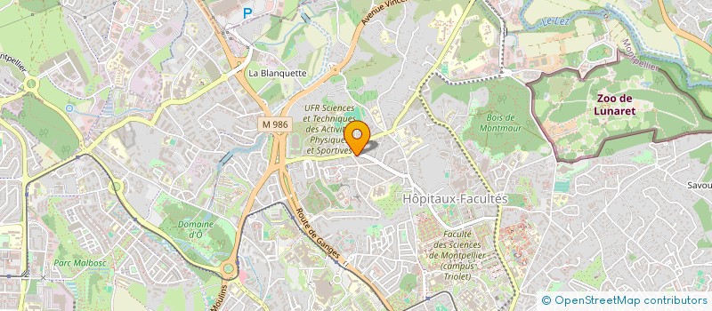 localisation de l'entreprise LJP IMMOBILIER  MONTPELLIER
