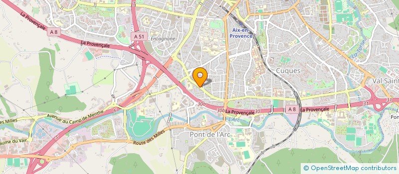 localisation de l'entreprise LJP INVEST à AIX-EN-PROVENCE
