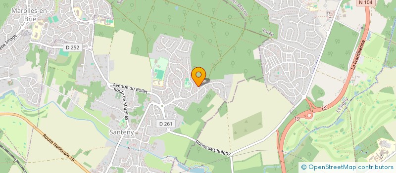 localisation de l'entreprise LJP INVESTISSEMENT  SANTENY