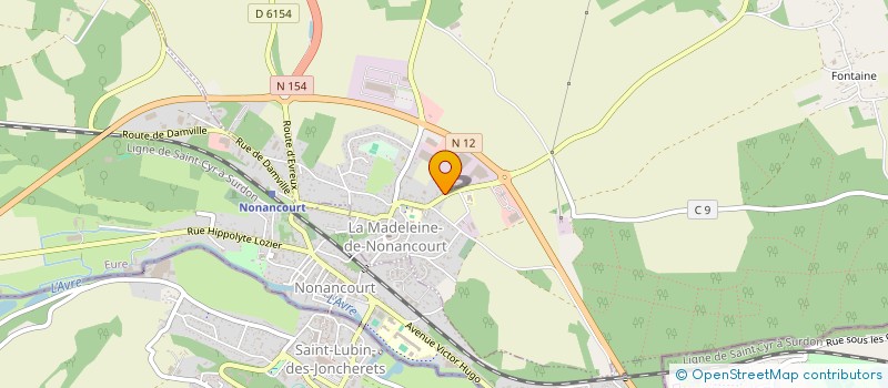 localisation de l'entreprise LJP LA MADELEINE 1  LA MADELEINE-DE-NONANCOURT