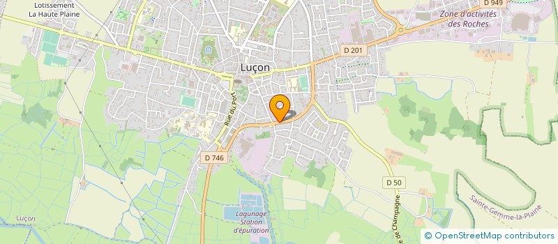 localisation de l'entreprise LJP MACONNERIE à LUCON