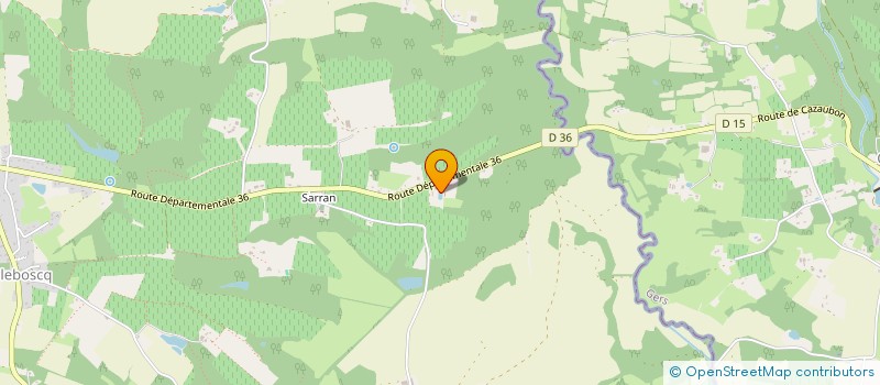 localisation de l'entreprise LJP SERVICES  PARLEBOSCQ