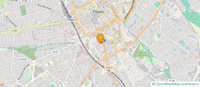 localisation de l'entreprise LJPC à TROYES