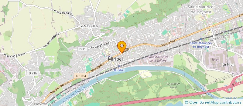 localisation de l'entreprise LJPG à MIRIBEL