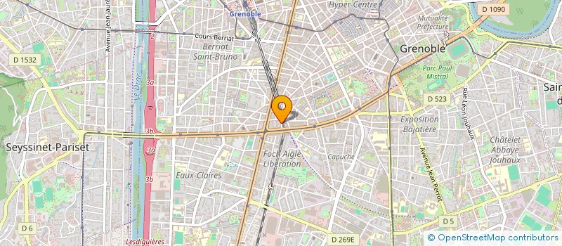 localisation de l'entreprise LJR à GRENOBLE