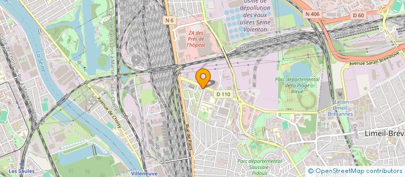 localisation de l'entreprise LJR  VILLENEUVE-SAINT-GEORGES