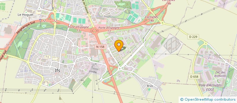 localisation de l'entreprise LJR  IFS