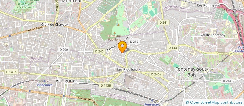 localisation de l'entreprise LJR FONTENAY à FONTENAY-SOUS-BOIS