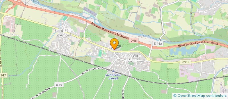 localisation de l'entreprise LJR INVEST  SAINT-FELIU-D'AVALL