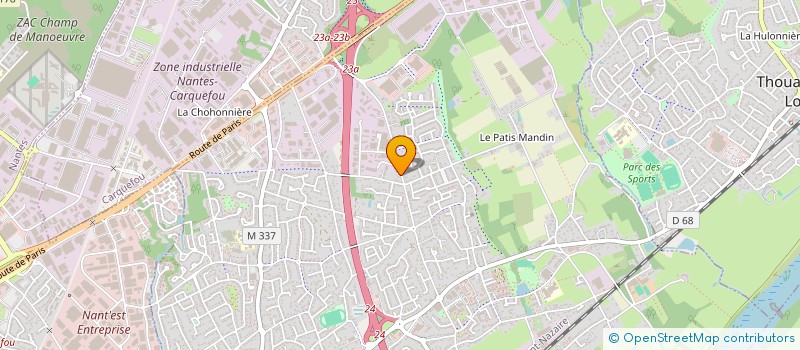 localisation de l'entreprise LJR NDT  SAINTE-LUCE-SUR-LOIRE