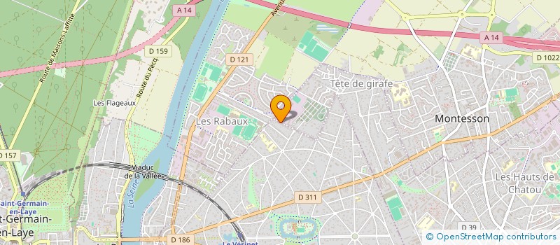 localisation de l'entreprise LJRH CONSEIL  LE VESINET