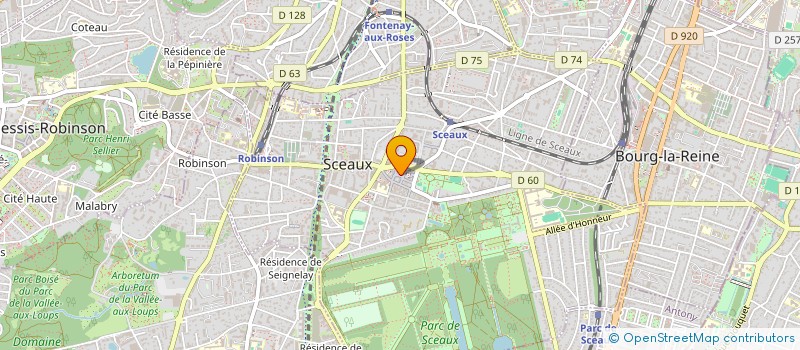 localisation de l'entreprise LJRMB ELBEUF à SCEAUX