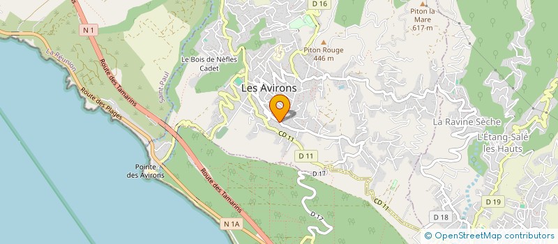 localisation de l'entreprise LJS  LES AVIRONS