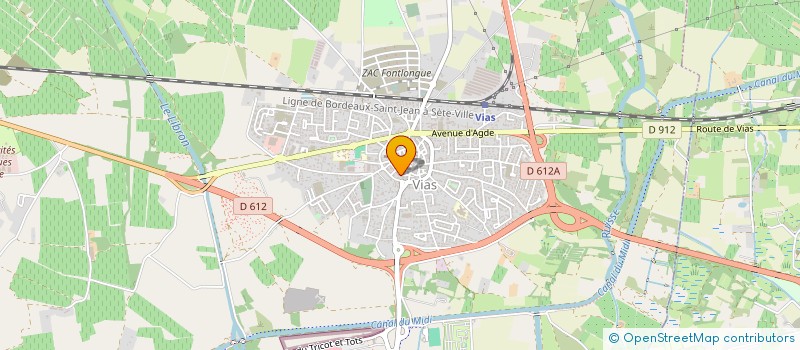 localisation de l'entreprise LJS  VIAS