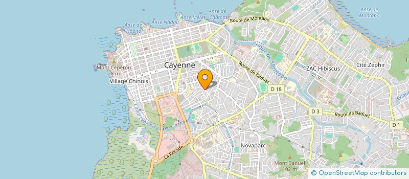 localisation de l'entreprise LJS CONSTRUCTION  CAYENNE