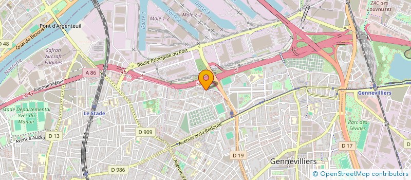 localisation de l'entreprise LJS ISOLATION à ASNIERES-SUR-SEINE