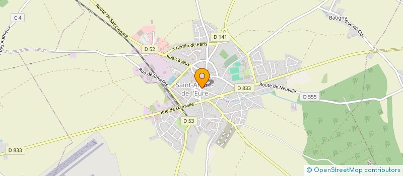 localisation de l'entreprise LJT IMMO  SAINT-ANDRE-DE-L'EURE