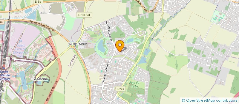 localisation de l'entreprise LJU HOLDING  MAGNY-LE-HONGRE