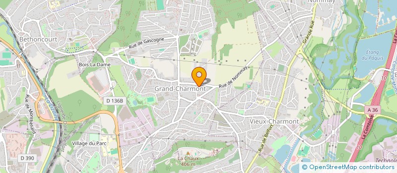 localisation de l'entreprise LJUBOJA MANAGEMENT  GRAND-CHARMONT