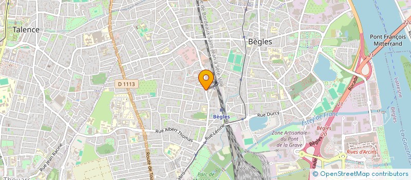 localisation de l'entreprise LJV  BEGLES