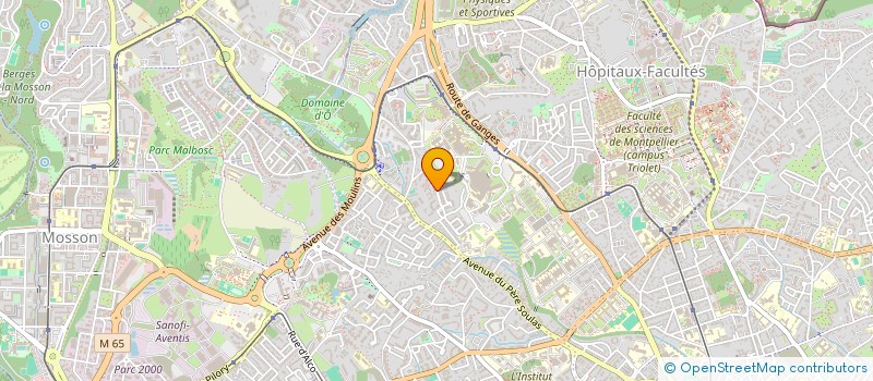localisation de l'entreprise LJV à MONTPELLIER