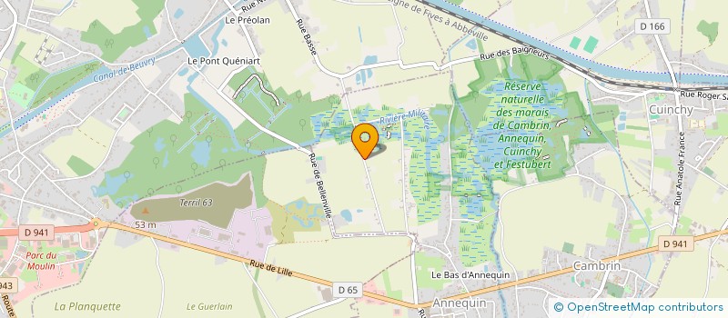 localisation de l'entreprise LJVL  ANNEQUIN