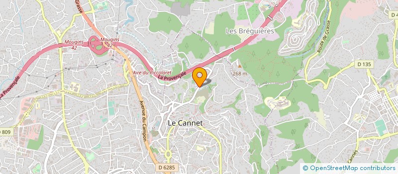 localisation de l'entreprise LJZ CONCEPT à LE CANNET