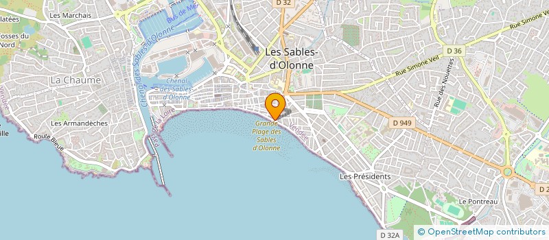localisation de l'entreprise LK 85 à LES SABLES D'OLONNE