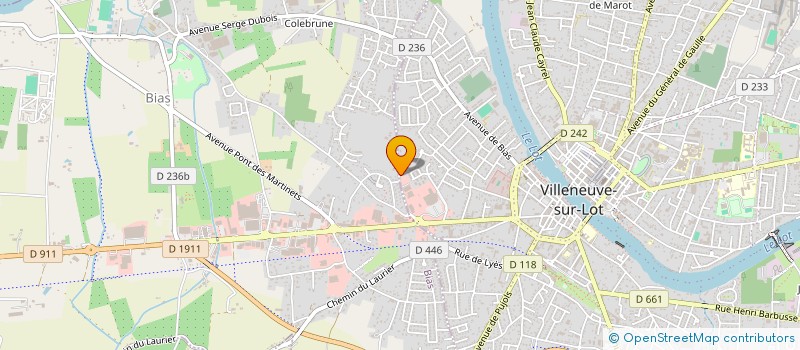 localisation de l'entreprise LK AUTO 47  VILLENEUVE-SUR-LOT