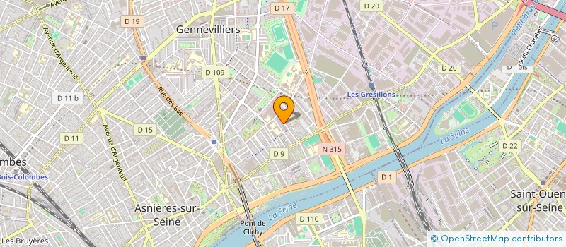 localisation de l'entreprise LK'BZ-DRIVER à GENNEVILLIERS