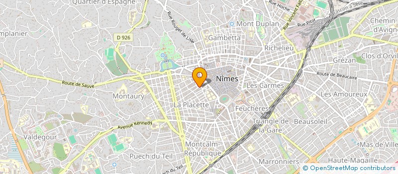 localisation de l'entreprise LK DISTRI à NIMES