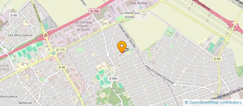 localisation de l'entreprise LK EXPERTISE  LA CHAPELLE-EN-SERVAL