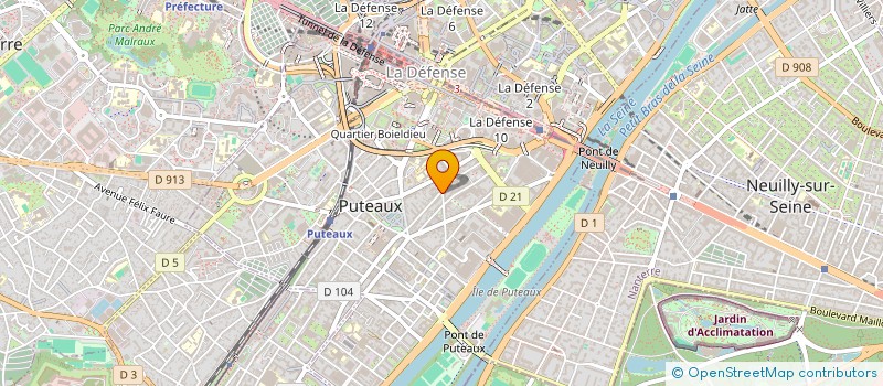 localisation de l'entreprise LK FINANCE  PUTEAUX