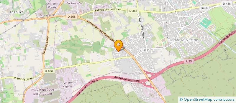 localisation de l'entreprise LK FORMATION à GIGNAC-LA-NERTHE